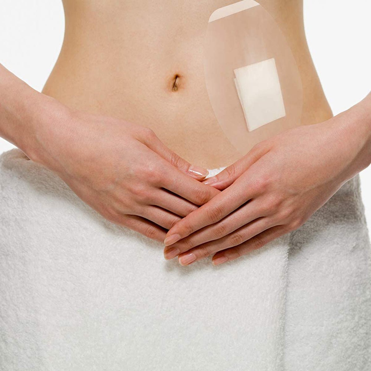 Brownmed Seal Tight Shield Disposable Shower Patches - 5" x 8" - Clear