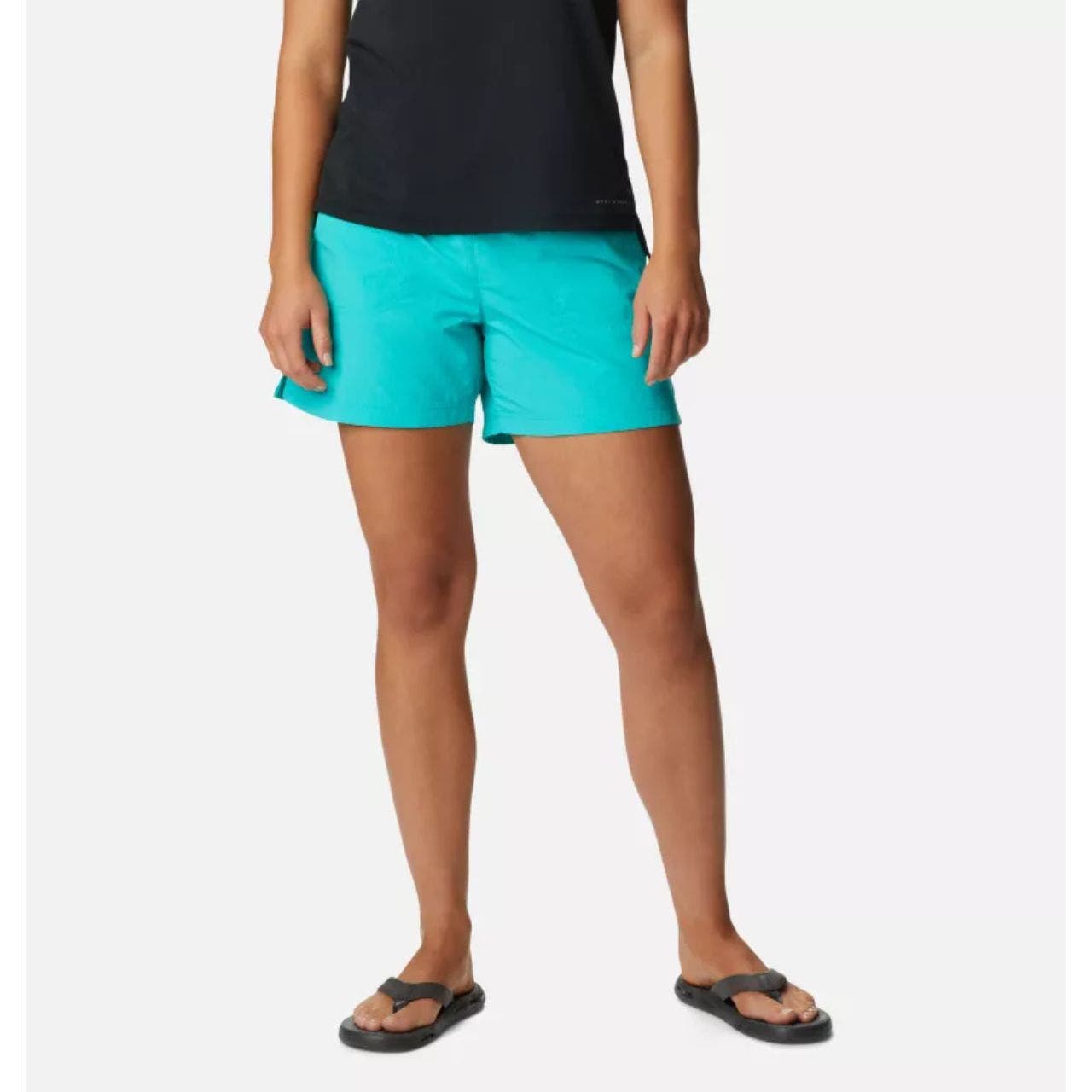 Columbia Women's Sandy River Bright Aqua Shorts