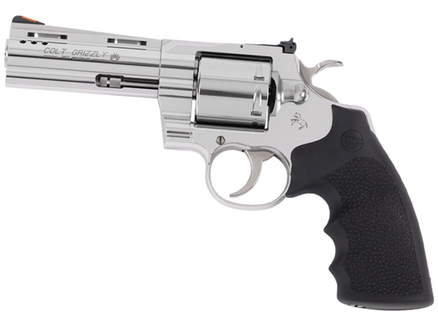 Colt Grizzly .357Mag Revolver 4.25" 6Rd Stainless Steel Red Ramp Front/Adj Rear Sight Overmolded Grips DA/SA Grizzlysp4rts