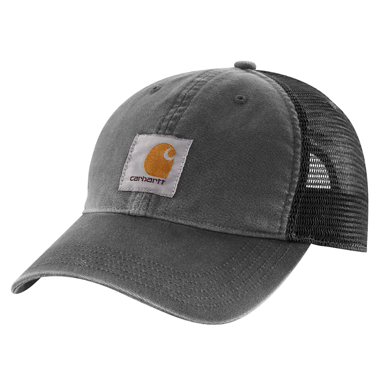 Carhartt Canvas Mesh-Back Adjustable Cap - Black