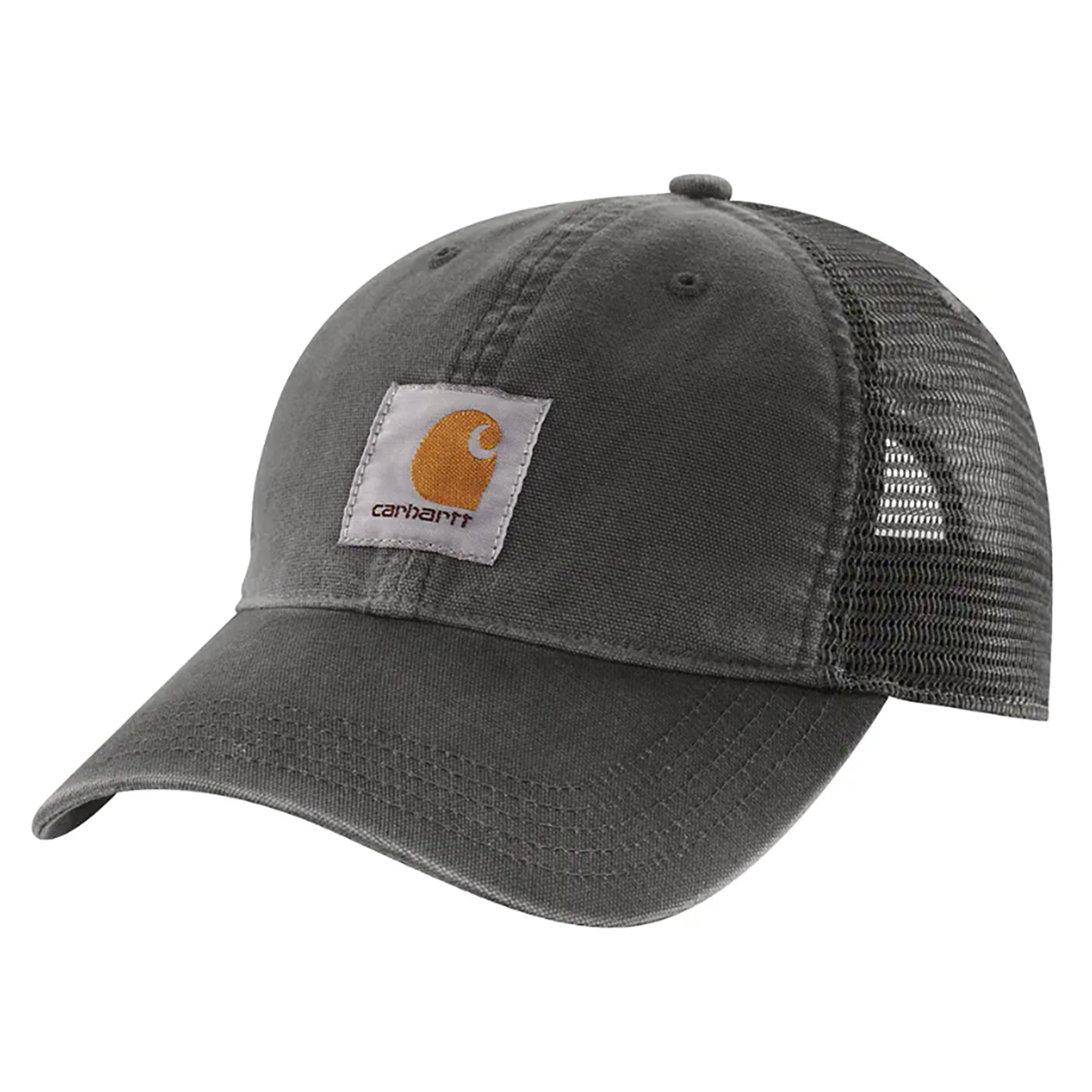 Carhartt Canvas Mesh-Back Adjustable Cap - Gravel