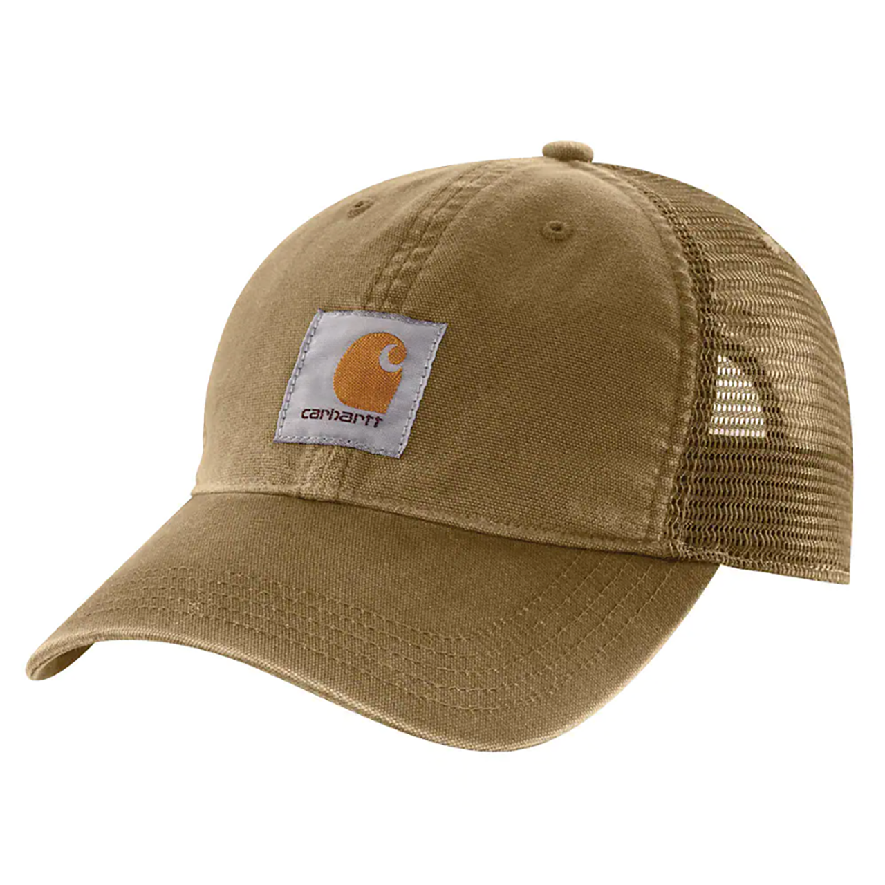Carhartt Canvas Mesh-Back Adjustable Cap - Dark Khaki