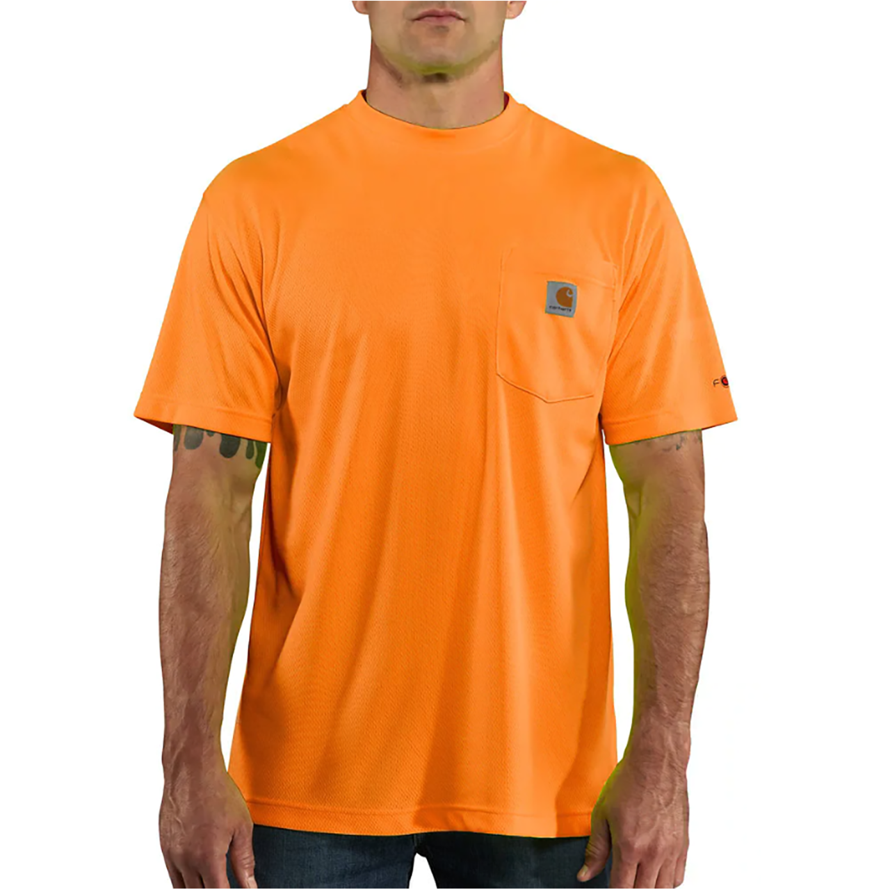 Carhartt Men’s Force Enhanced S/S T-Shirt - Bright Orange