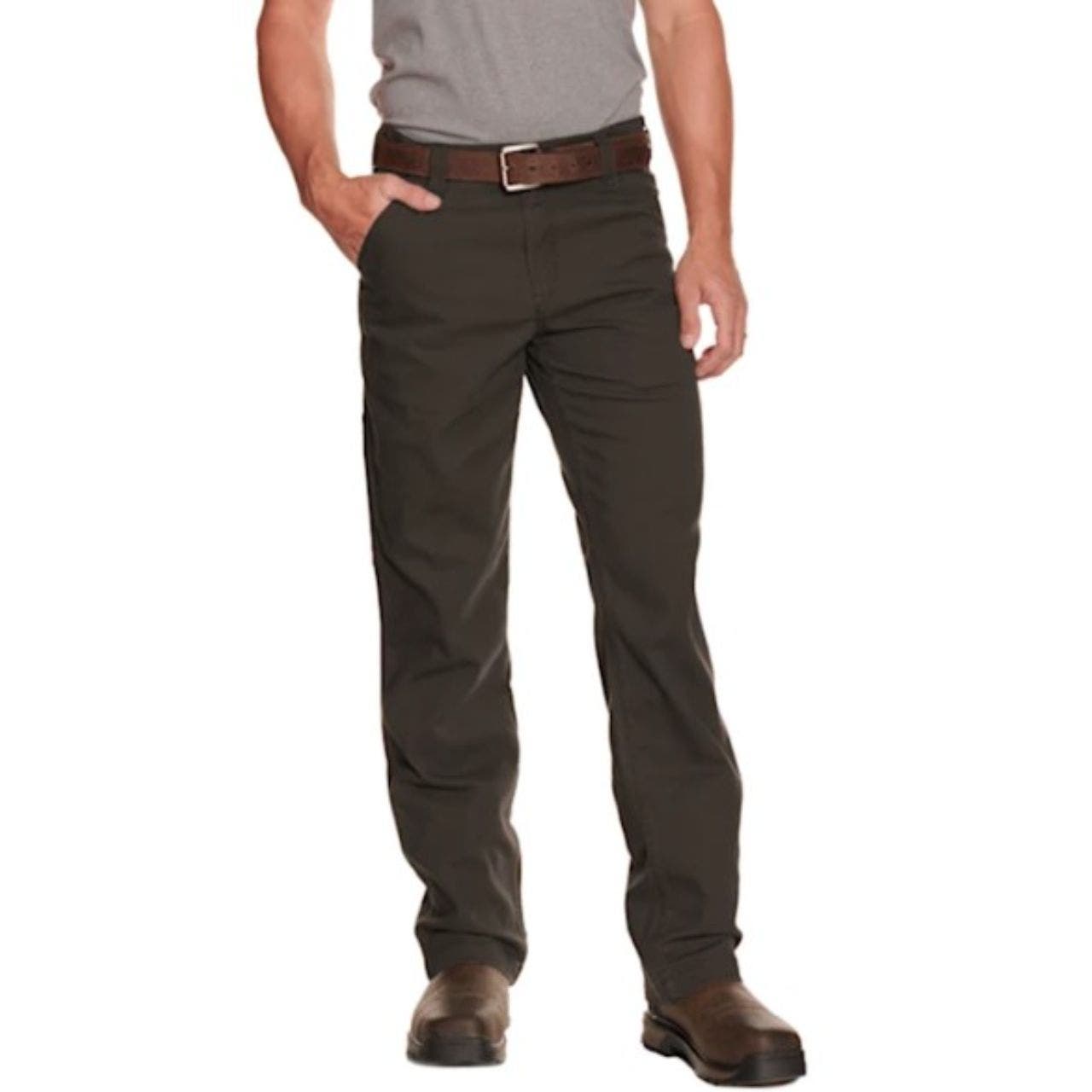 Carhartt Men's Rugged Flex Relaxed Canvas Work Pants - Peat
