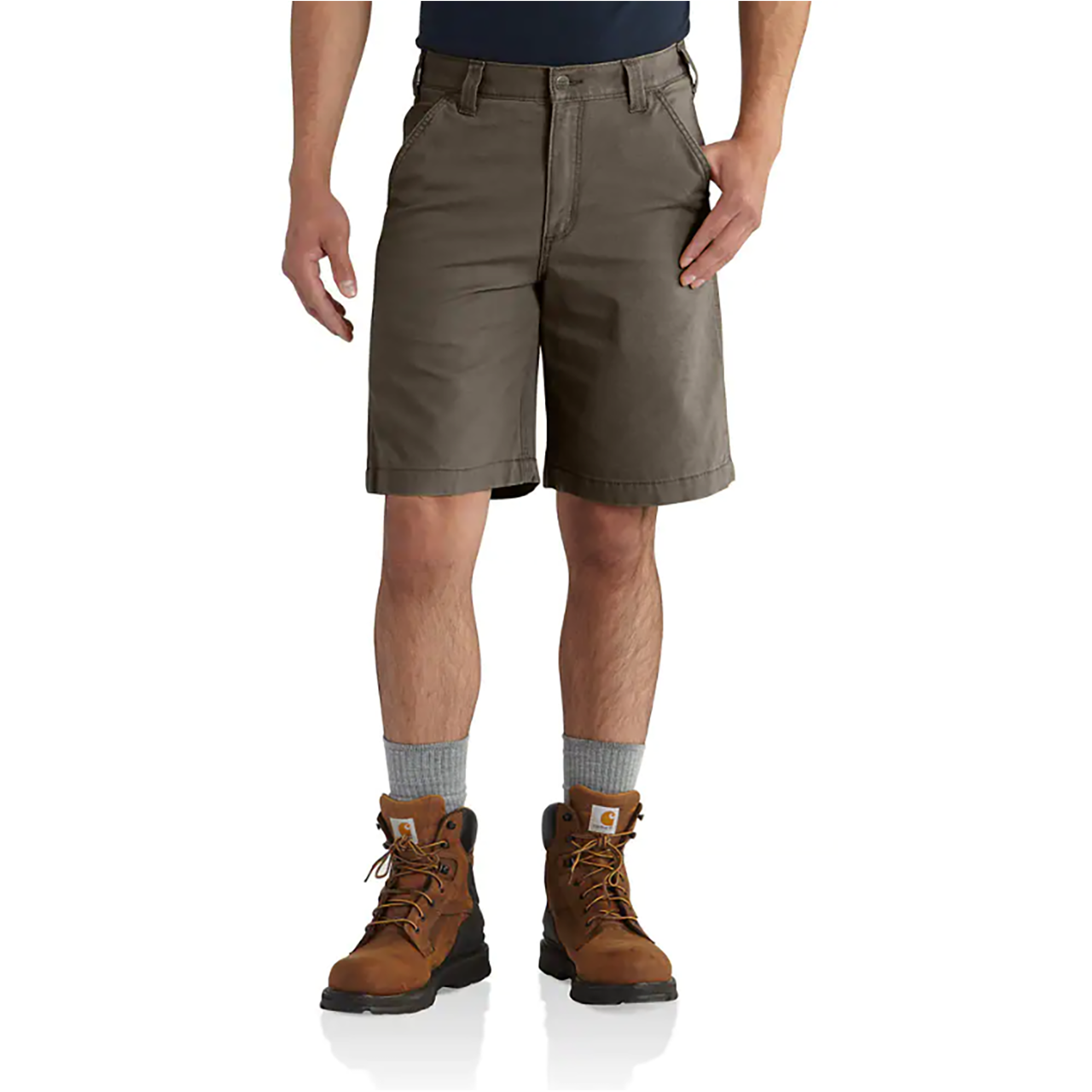 Carhartt Men's Rugged Relaxed 10" Canvas Work Shorts - Tarmac