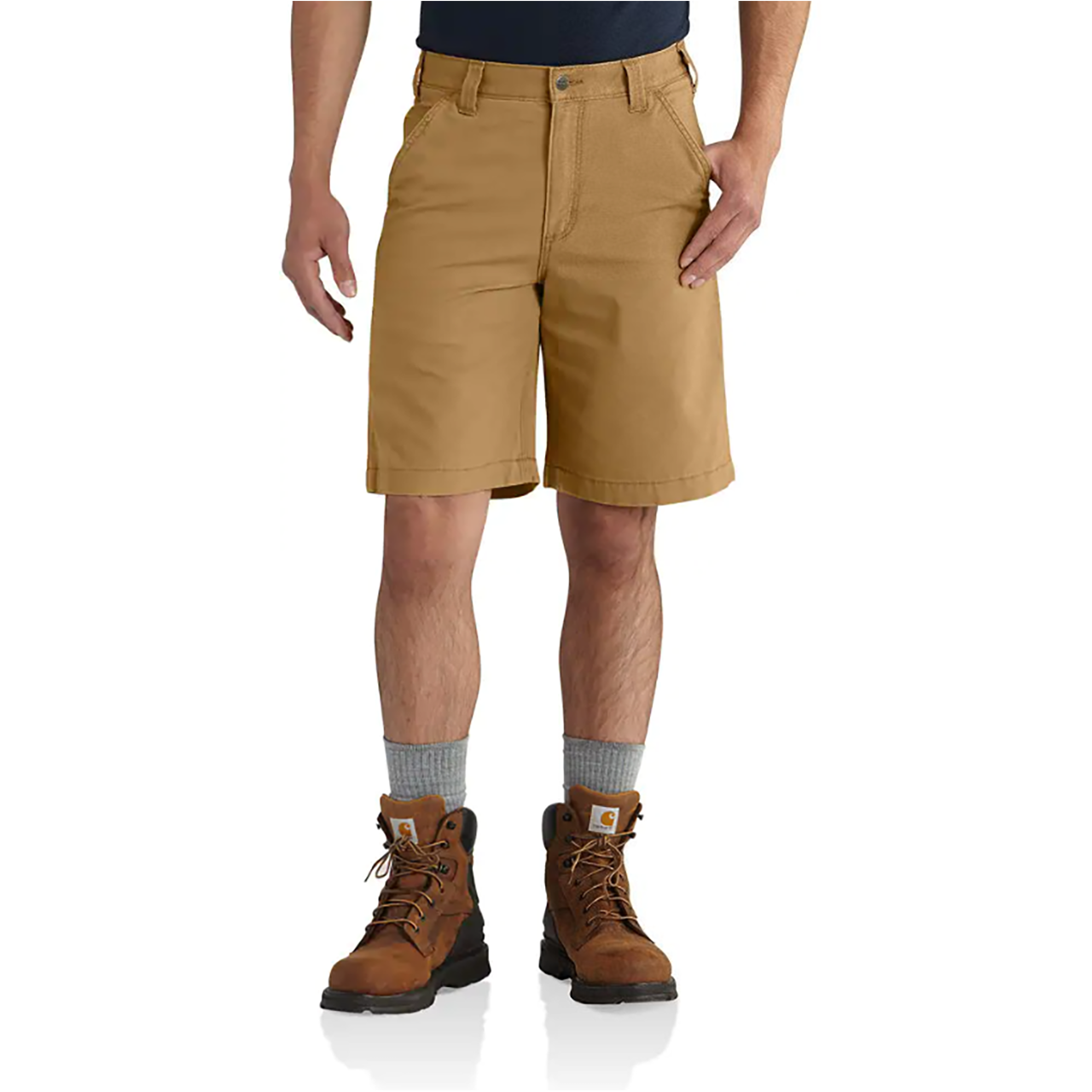 Carhartt Men's Rugged Relaxed 10" Canvas Work Shorts - Hickory