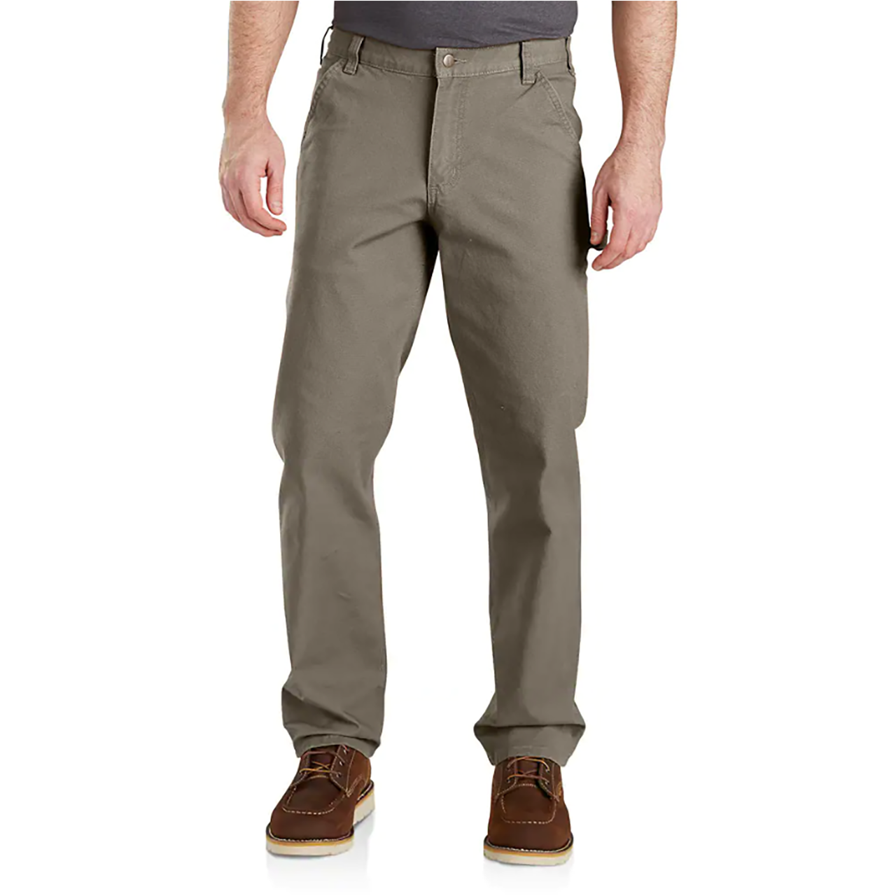 Carhartt Men's Rugged Flex Duck Relaxed Fit Utility Work Pants - Desert