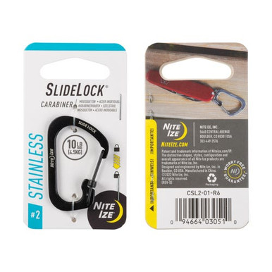 Nite Ize Carabiner Slidelock #2 Black