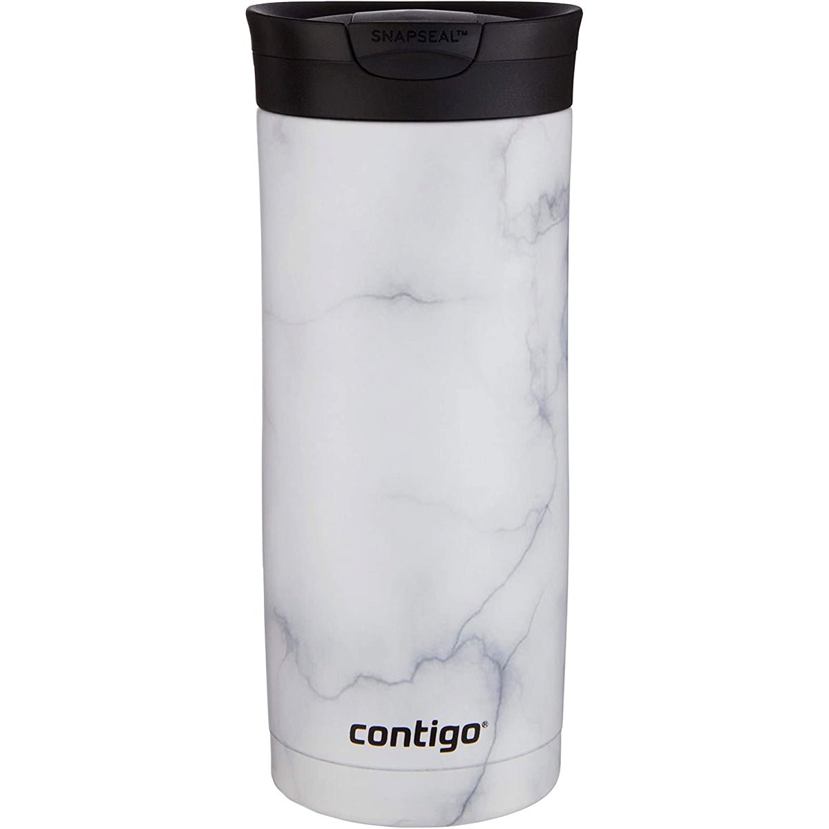 Contigo 16 oz. Couture Huron SnapSeal Stainless Steel Travel Mug - White Marble