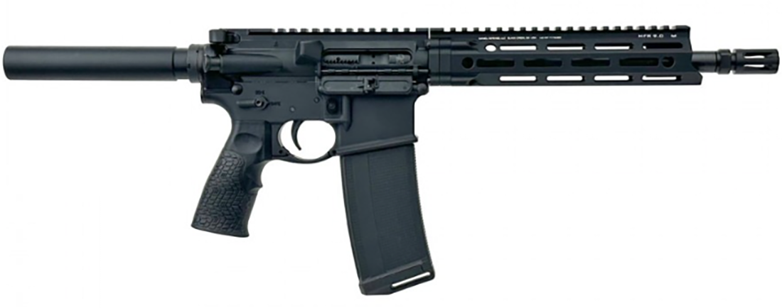 Daniel Defense DDM4 V7P .223Rem/5.56NATO Pistol 32+1 10.3" CMV Steel Barrel M-Lok Rail Flash Hider Hard Case Black DDM4V7P