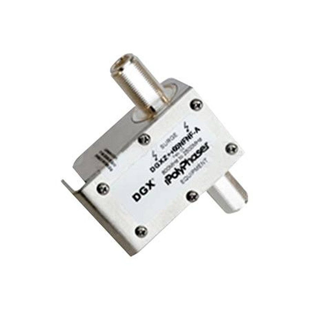 POLYPHASER DGXZ-60NFNF-A 800-2500 Mhz Protector.Used in Installations When DC Is Required to Pass in Route to Powering Shelter-Based Equip.-60 Vdc