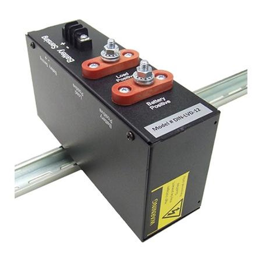 DURACOMM DIN-LVD-48 Low Voltage Disconnect.48 Vdc, 50 Amps Maximum.Disconnect Range 42-50 Vdc.DIN Version