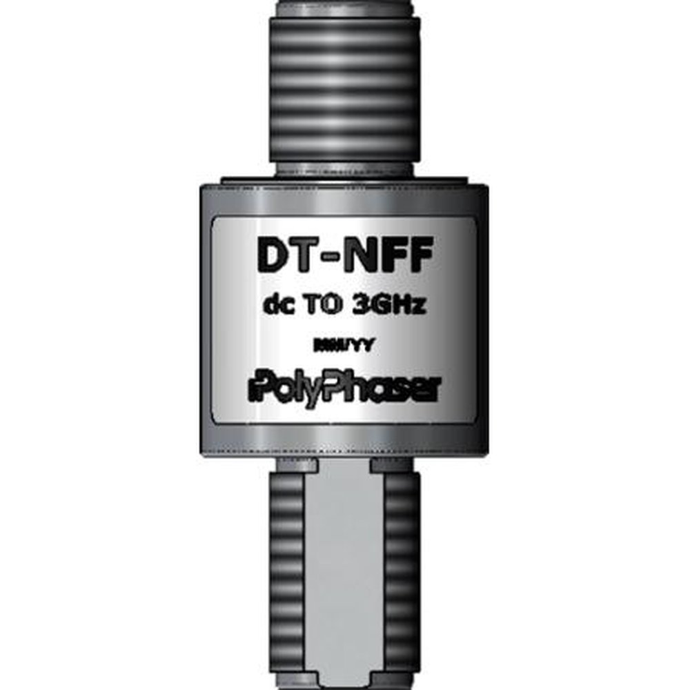 POLYPHASER DT-NFF Discrete Gas Tube Protector.DC to 3 Ghz, N Female Connectors