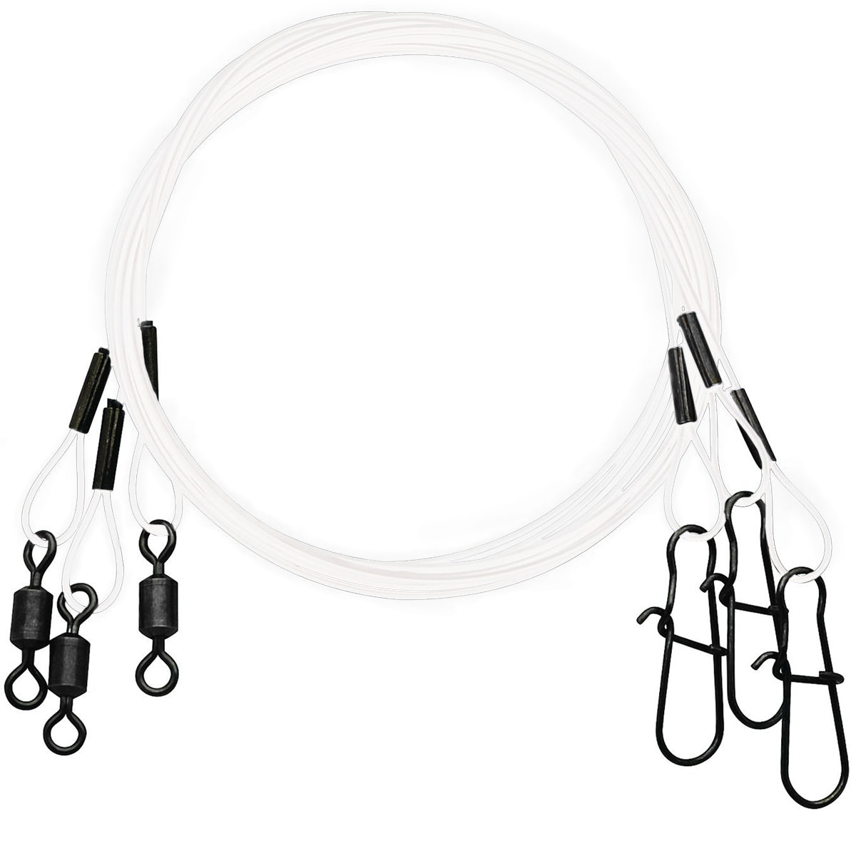 Eagle Claw Clear/Bright Heavy Duty Wire Leaders Assorted Pack