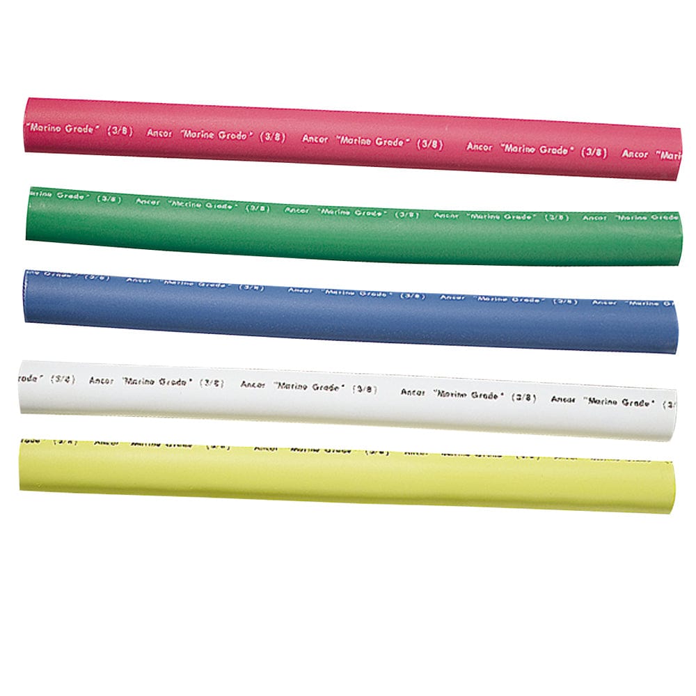 Ancor Adhesive Lined Heat Shrink Tubing - 5-Pack, 6", 12 to 8 AWG, Assorted Colors