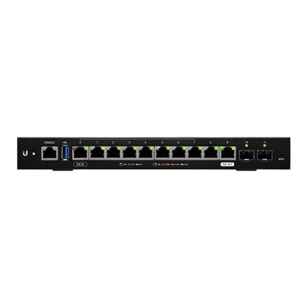 UBIQUITI ER-12 Edgerouter 12, Gigabit Router with Poe Flexibility, 3.4 Million Pps for 64-byte Packets, 20W, 9 - 30VDC, 4-Core 1 Ghz MIPS64 Processor