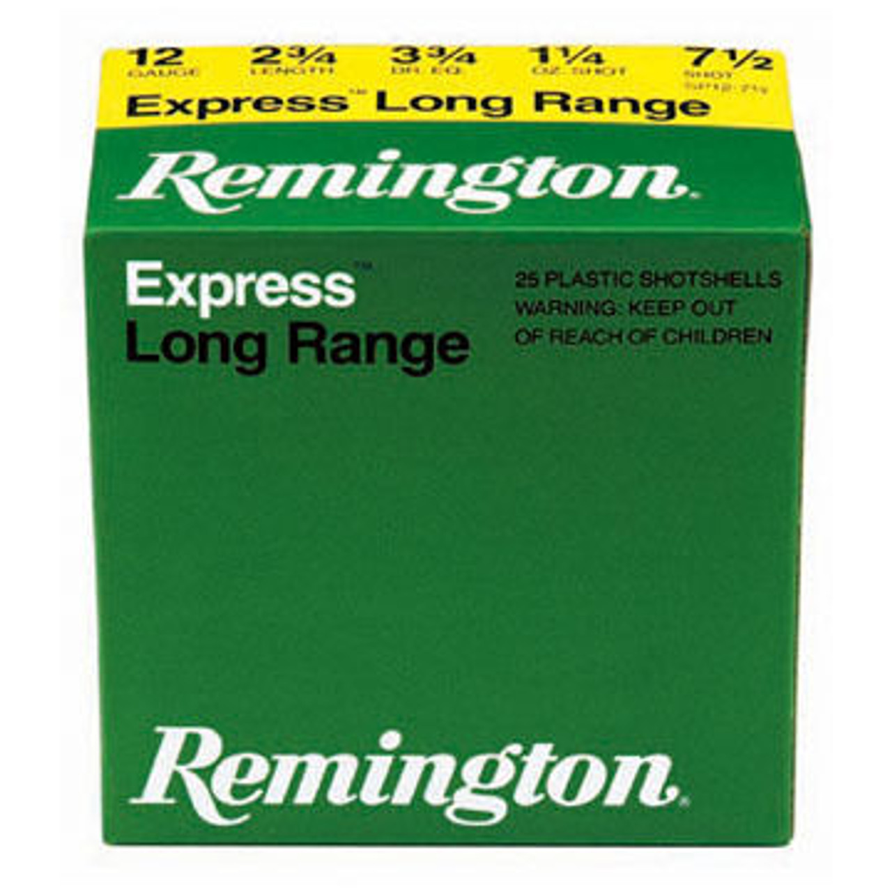 Remington Express Extra Long Range 12 GA 2-3/4" 1-1/4 oz. #7.5 Shotshell Ammo (25)