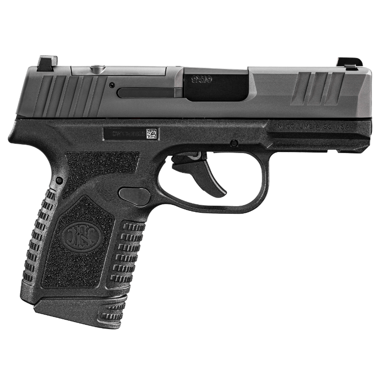 FN Reflex MRD 9mm Luger Pistol 10+1 3.30" Barrel Optic Ready 6.2" OAL Black 66101422