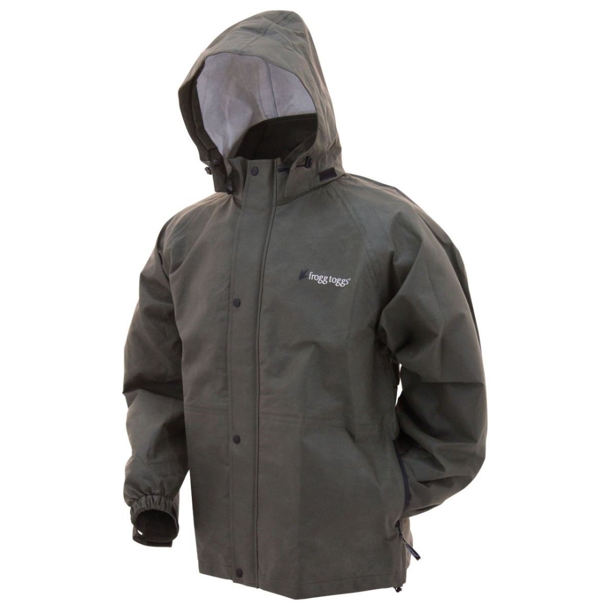 Frogg Toggs Men's Bull Frog Rain Jacket-Stone-XL