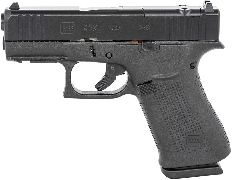 Glock G43X MOS 9mm Pistol 3.39" Black PX4350201RMOS