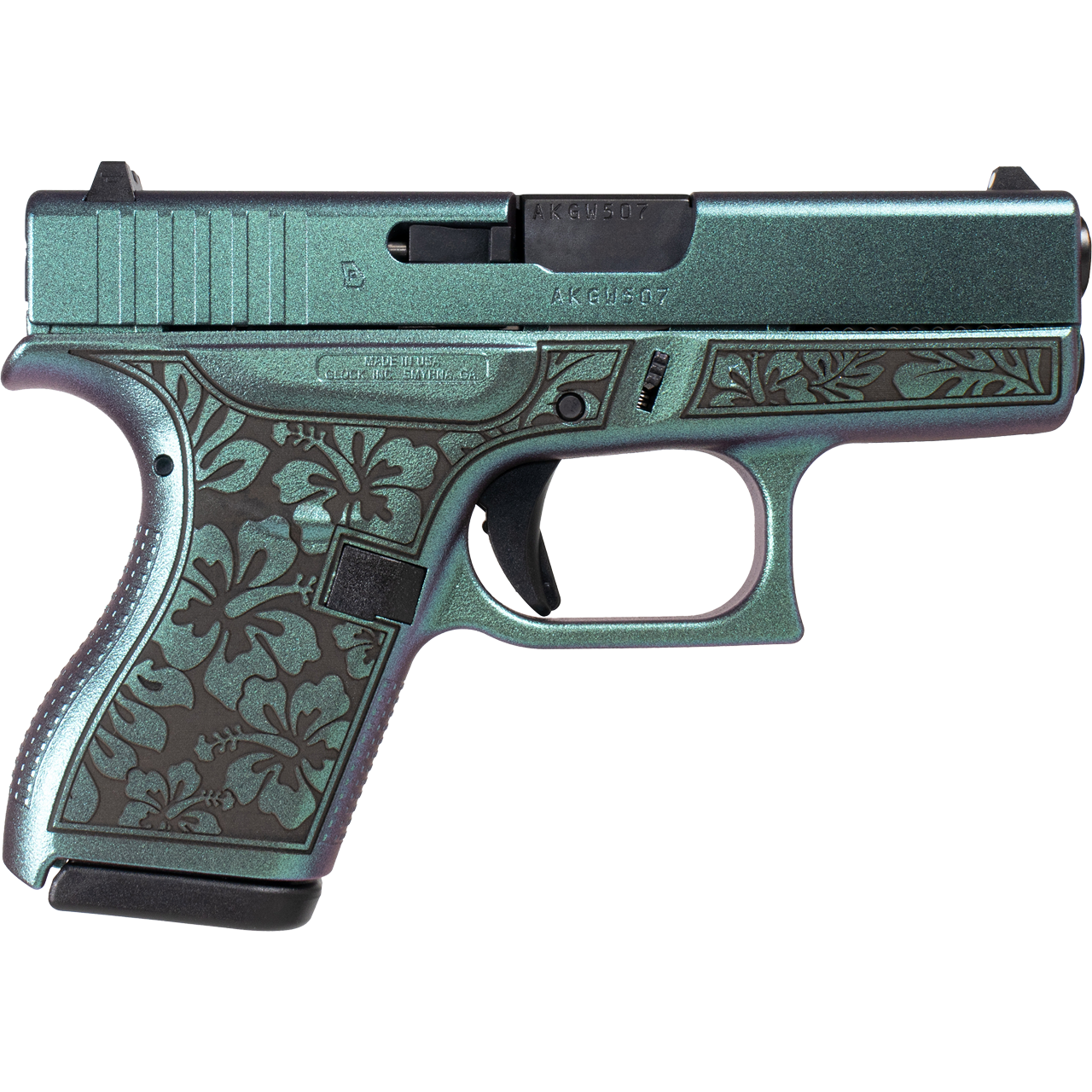 Glock G42 Gen3 Sub-Compact .380ACP Semiauto Pistol 6+1 3.25" Barrel UI4250204HIBMAKO