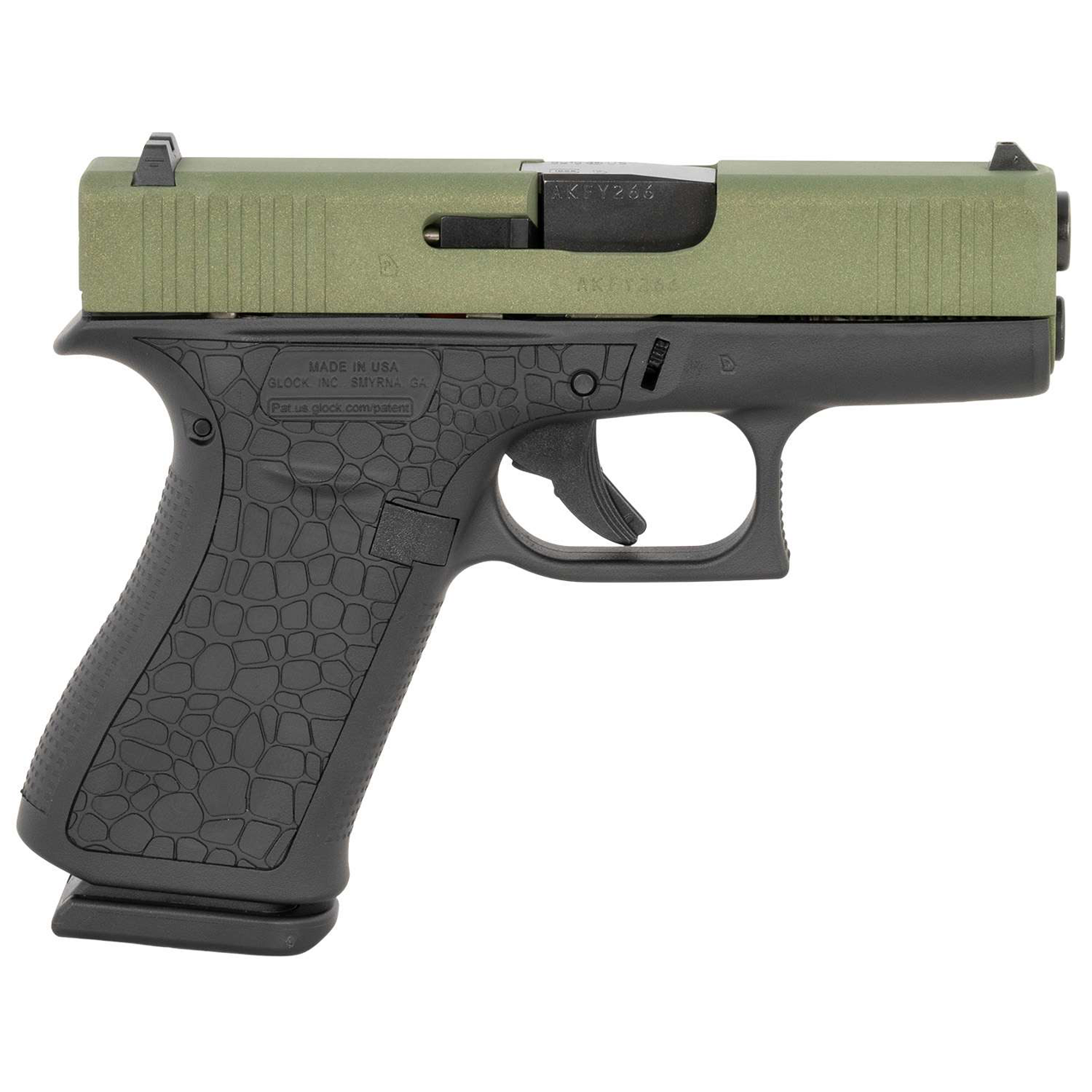 Glock G43X 9mm Luger Semiauto Pistol 10+1 3.41" Barrel Bayou Finish PX4350204BAYOU