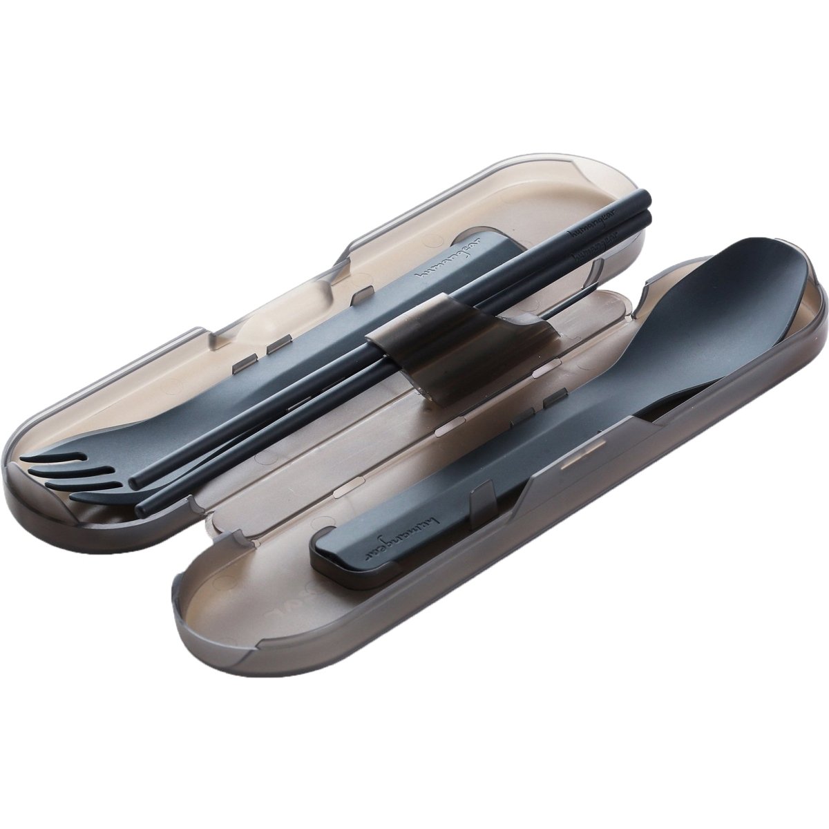 Humangear GoBites Quattro Fork, Spoon, and Chopsticks Travel Utensils