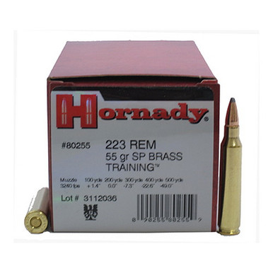 Hornady Custom .223 Remington 55gr Soft Point 50Rnd Rifle Ammunition