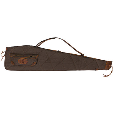 Browning Canvas/Leather Lona Case - Flint/Brown (48")