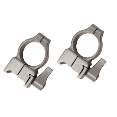 CVA Z-2 Alloy QD Scope Rings - High (Silver)