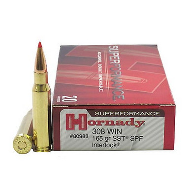 Hornady Superperformance .308 Winchester 165gr SST 20Rnd Rifle Ammunition