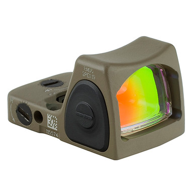Trijicon RMR Type 2 Adjustable LED 6.5 MOA Reflex Red Dot Sight - Cerakote Flat Dark Earth