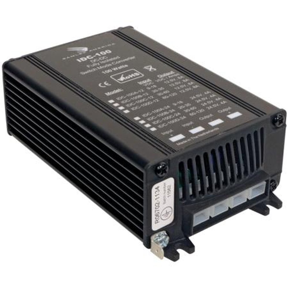 SAMLEX IDC-100A-12 Step Down Isolated Switch Mode Converter.9-18 VDC Input, 12V Output.8 Amps