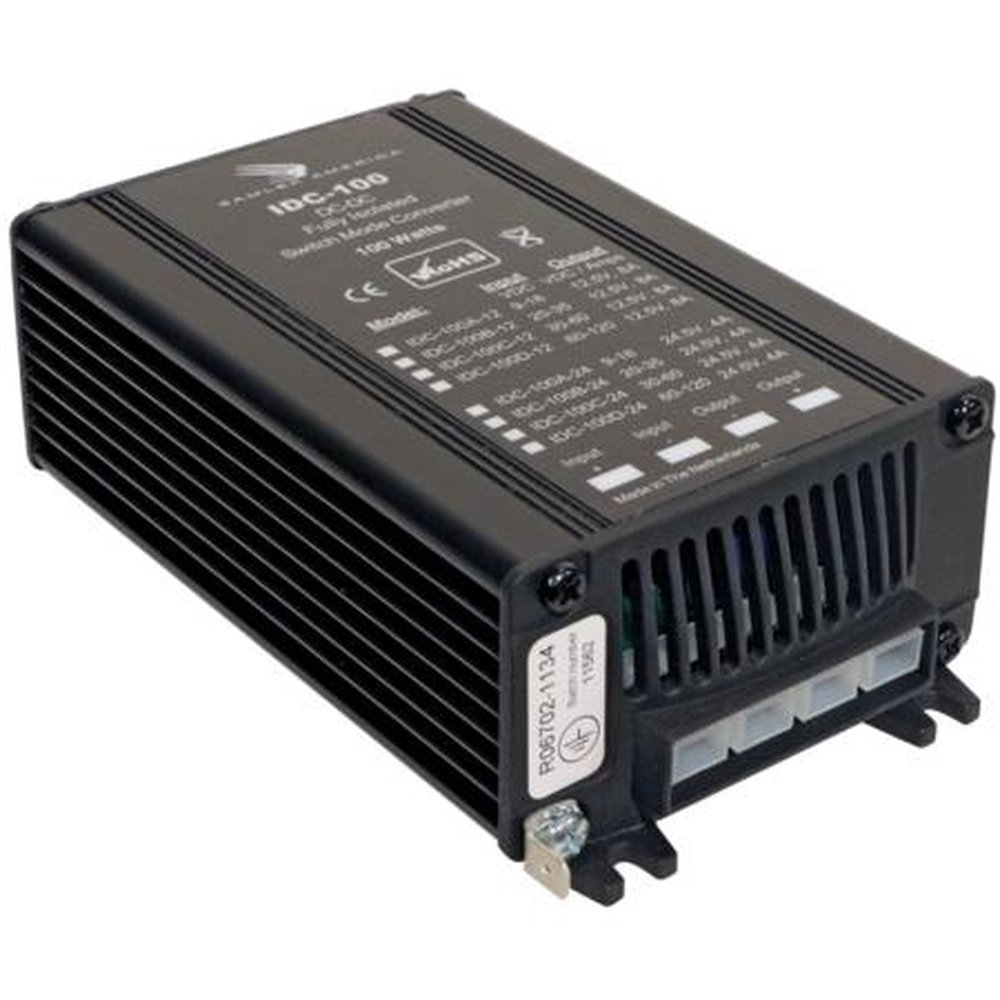 SAMLEX IDC-100A-24 Step Down Isolated Switch Mode Converter.9-18 VDC Input, 24V Output.4 Amps