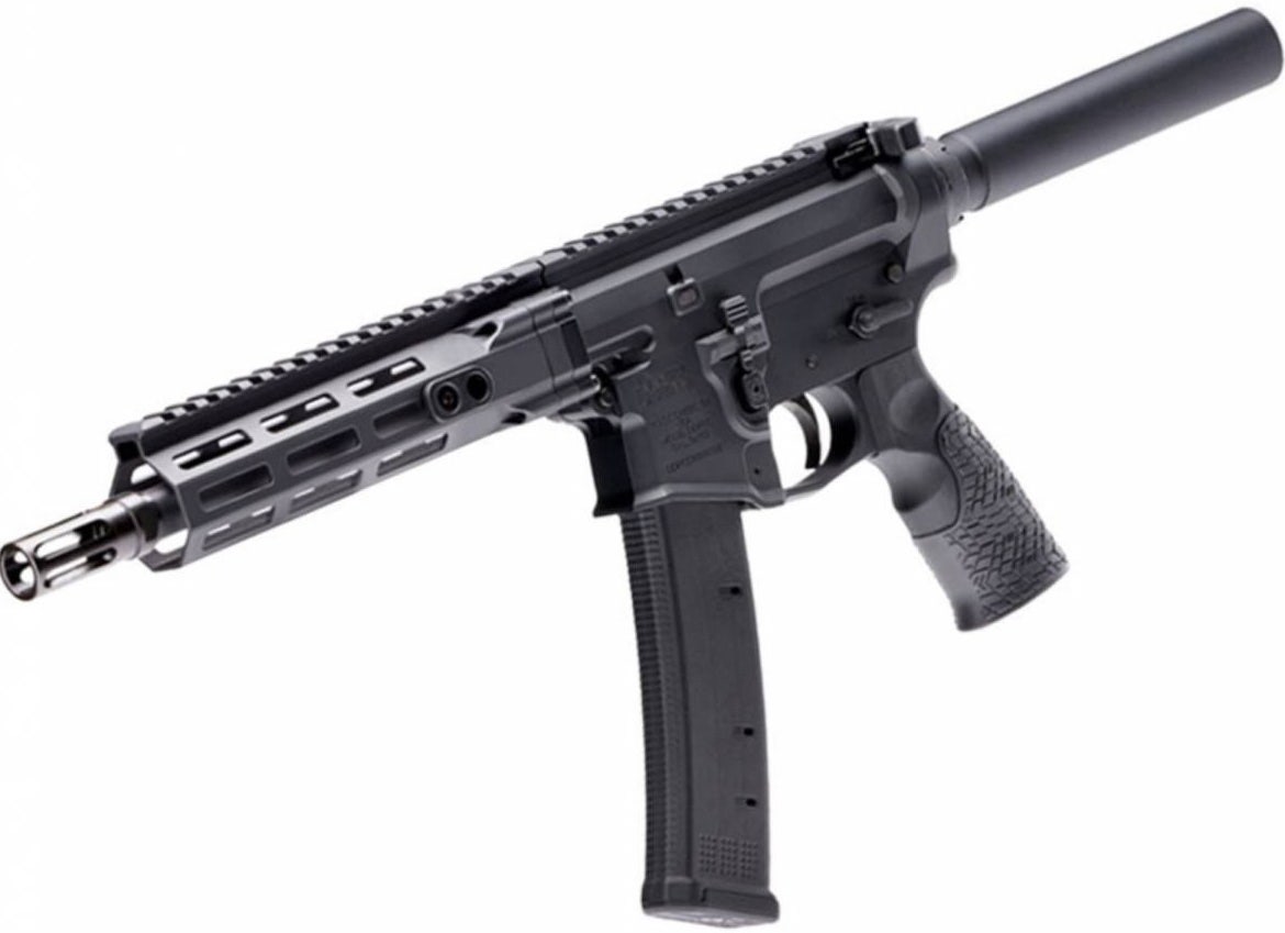 Daniel Defense PCC 908P 9mm Pistol 35+1 8.3" Barrel 7" DD4 Rail M-Lok Handguard Flash Hider Black 908P
