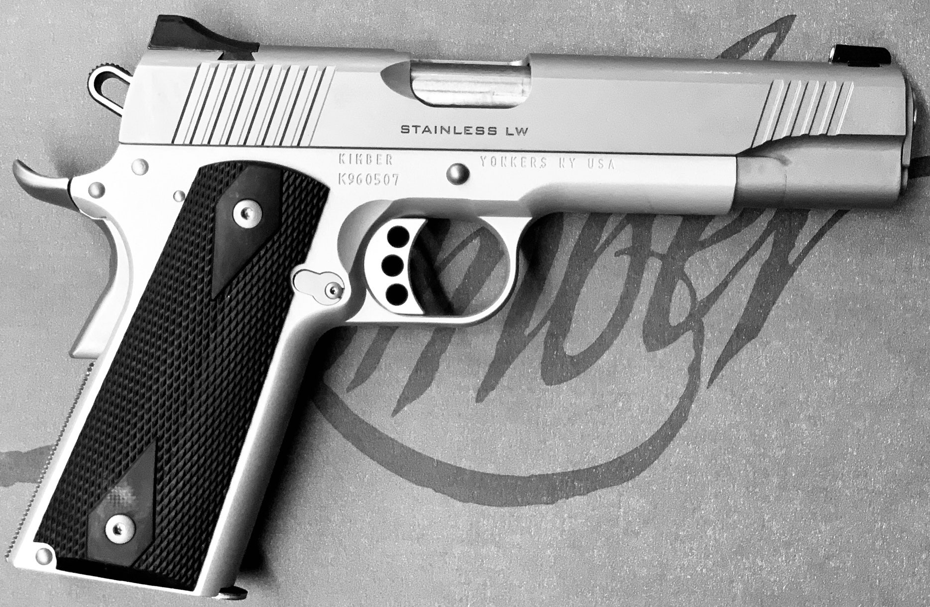 Kimber Stainless LW Club Bundle Pistol, 45 ACP, 5", Black Synthetic Grips, Stainless Finish 3700826