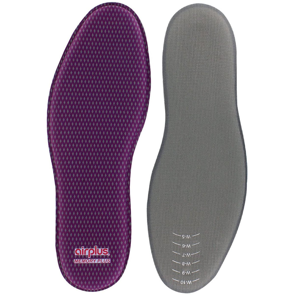 Airplus Women's Size 5-11 Memory Comfort Pressure Relief Shoe Insoles