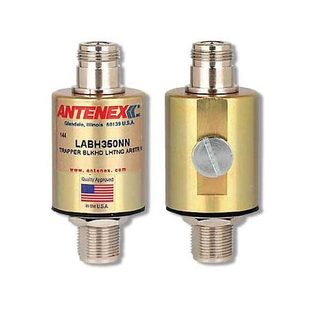TE LABH2400NN 2.4 Ghz In-Line Bulkhead Lightening Arrestor Protector.1000 Watts.50 Ohms.N-Female on Both Ends.-TESM