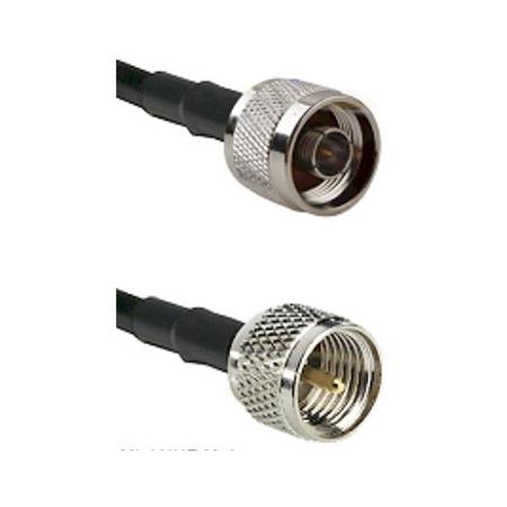 WIRELESS LMR200MUMNM-5 SOLUTIONS 5' LMR-200 Jumper with Mini UHF Male to N Male Connectors