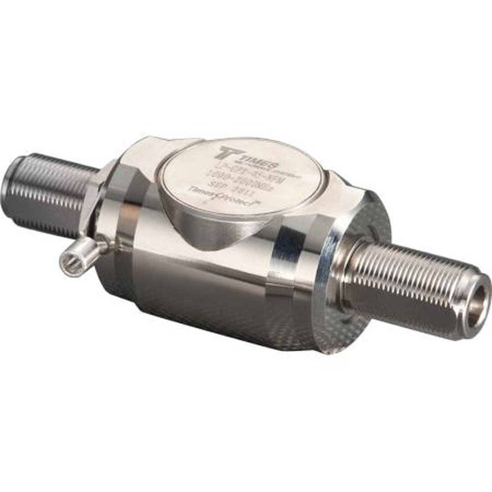 TIMES LP-GPX-05-NFM MICROWAVE 1000-2000 Mhz GPS Protector.Bidirectional Filter Based Design.DC Blocked RF Path/solid State DC Pass.N Female / N