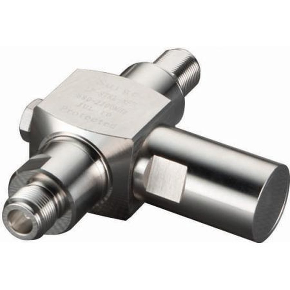 TIMES LP-STRL-NFF MICROWAVE.680-2.2 Ghz DC Blocked Arrestor.N/f on Antenna Port, N/f on Equipment Port.Solid Brass