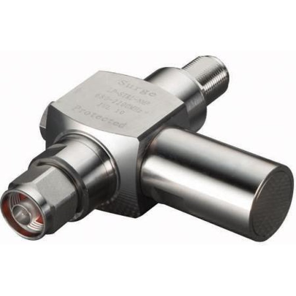 TIMES LP-STRL-NMP MICROWAVE.680-2.2 Ghz DC Blocked Arrestor.N Male Connector on Protected Side with N Female Connector on Surge Side.Solid Brass