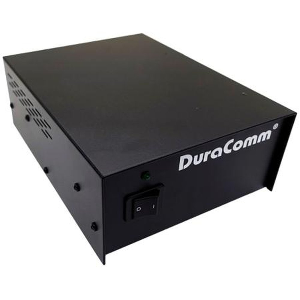 DURACOMM LPB-12 Low Profile Power Supply with Built-In 7A Battery Backup.7 Amps Continuous, 12 Amps Peak.12-13.8 VDC Output.110/220 Input
