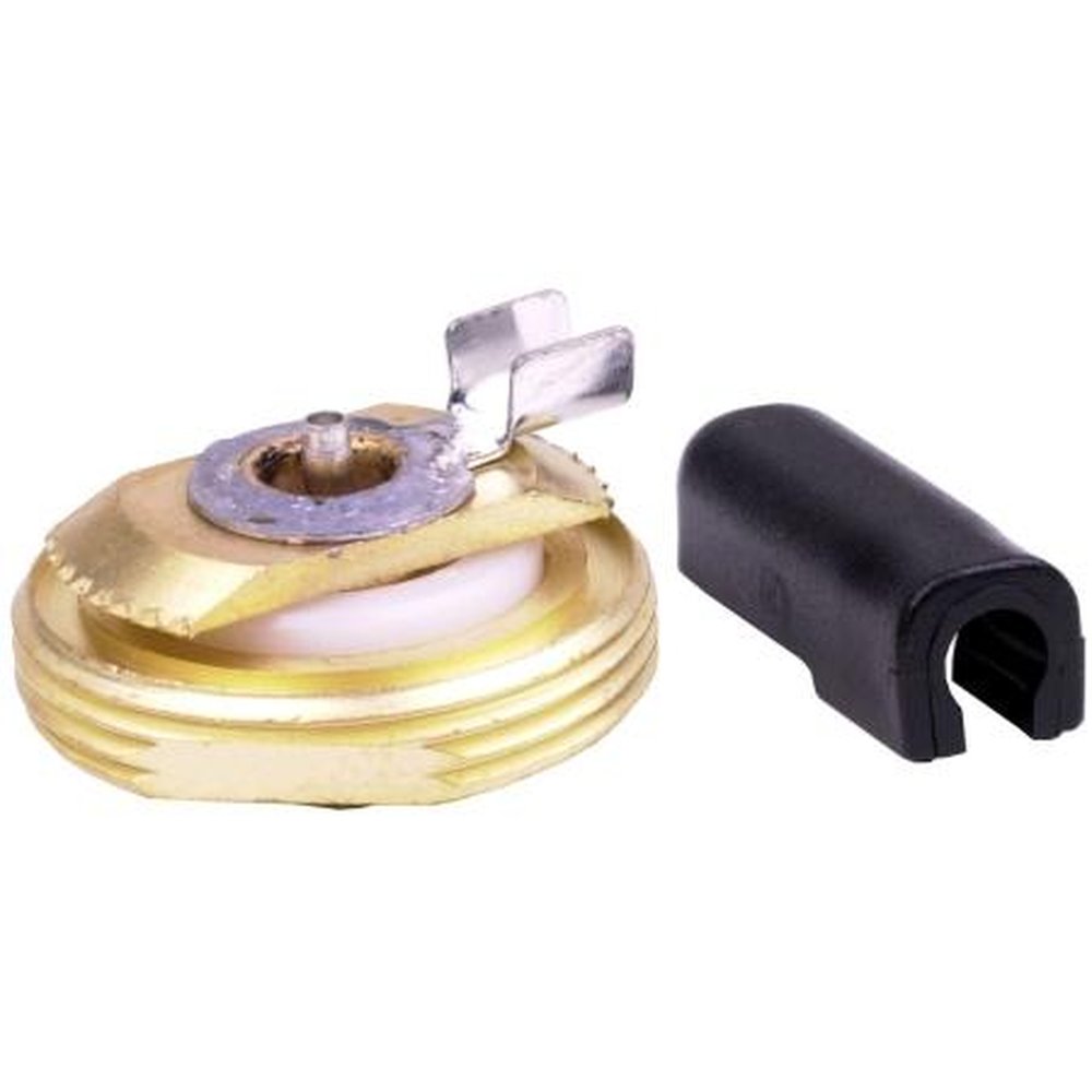 LAIRD MABTO 3/8"-3/4" Hole Brass Mount for 3/16" to 1/4" Thick Surfaces.Purchase Cable and Connector Separately
