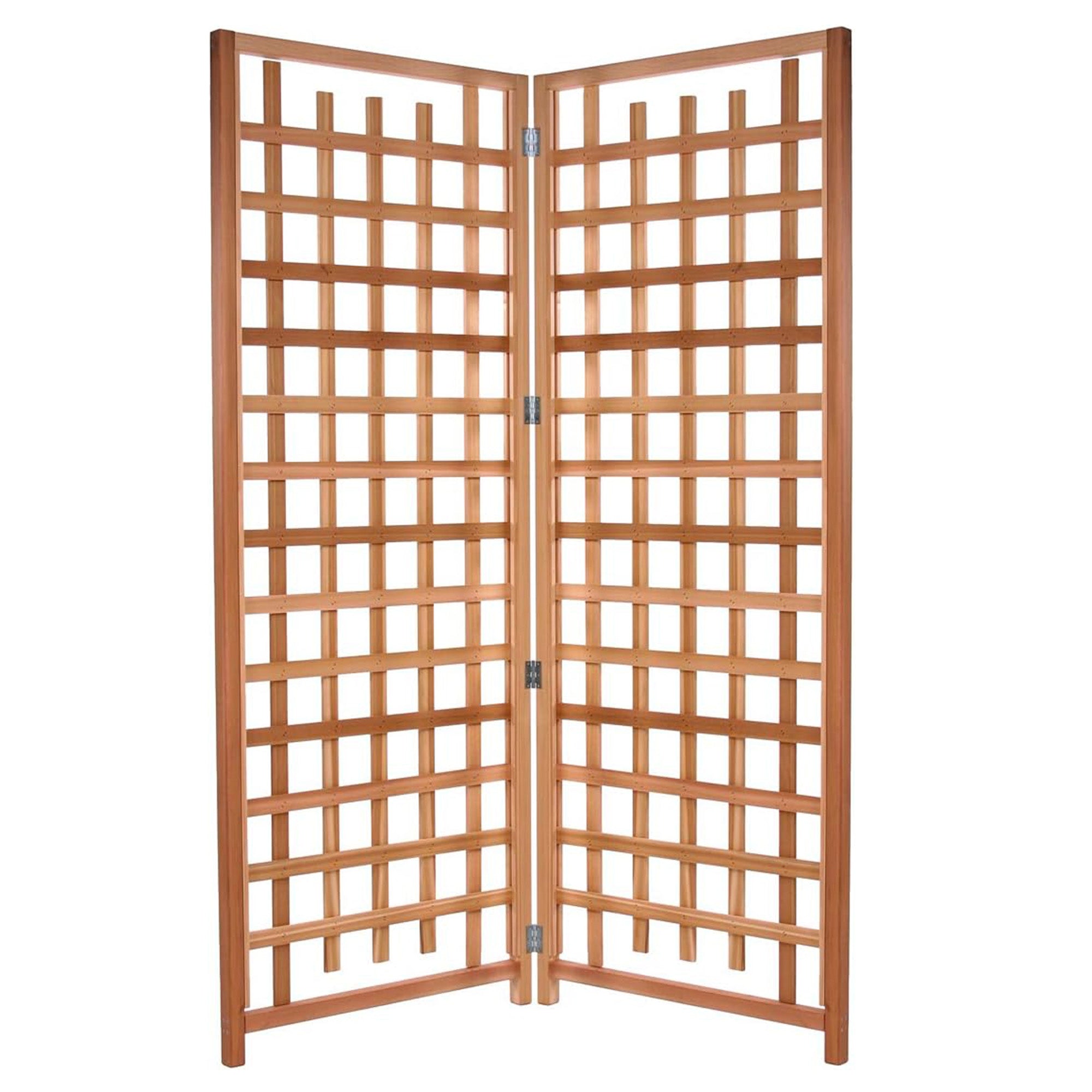All Things Cedar 2-Piece Outdoor Single Trellis for Climbing Plants (Open Box)