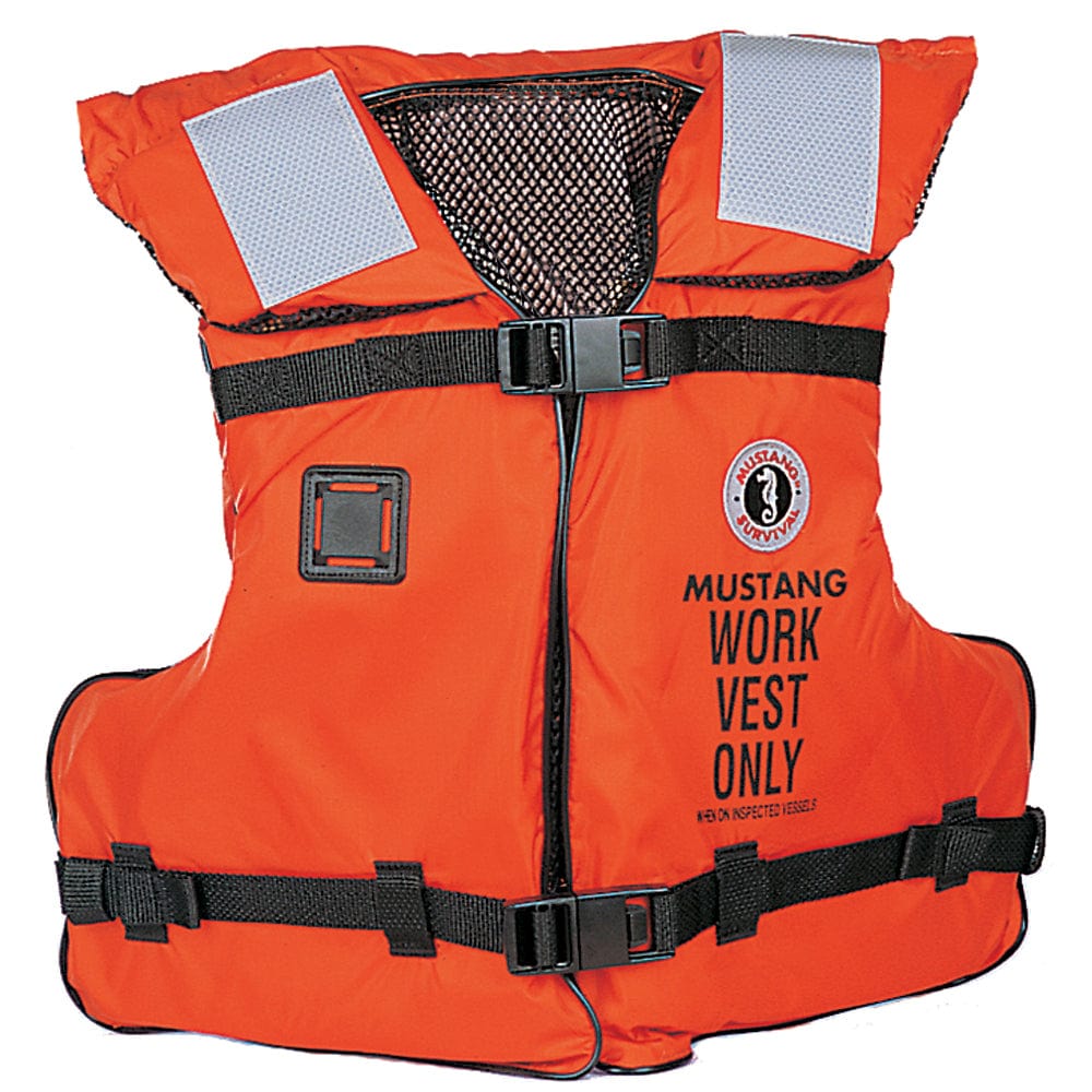 Mustang Type III/V Work Vest - Orange