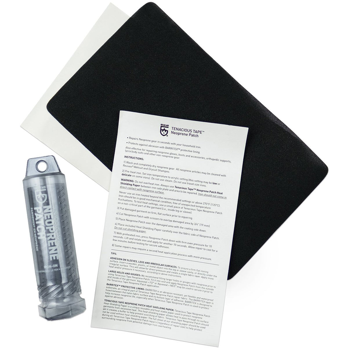 Gear Aid Tenacious Tape Iron-On Neoprene Patch