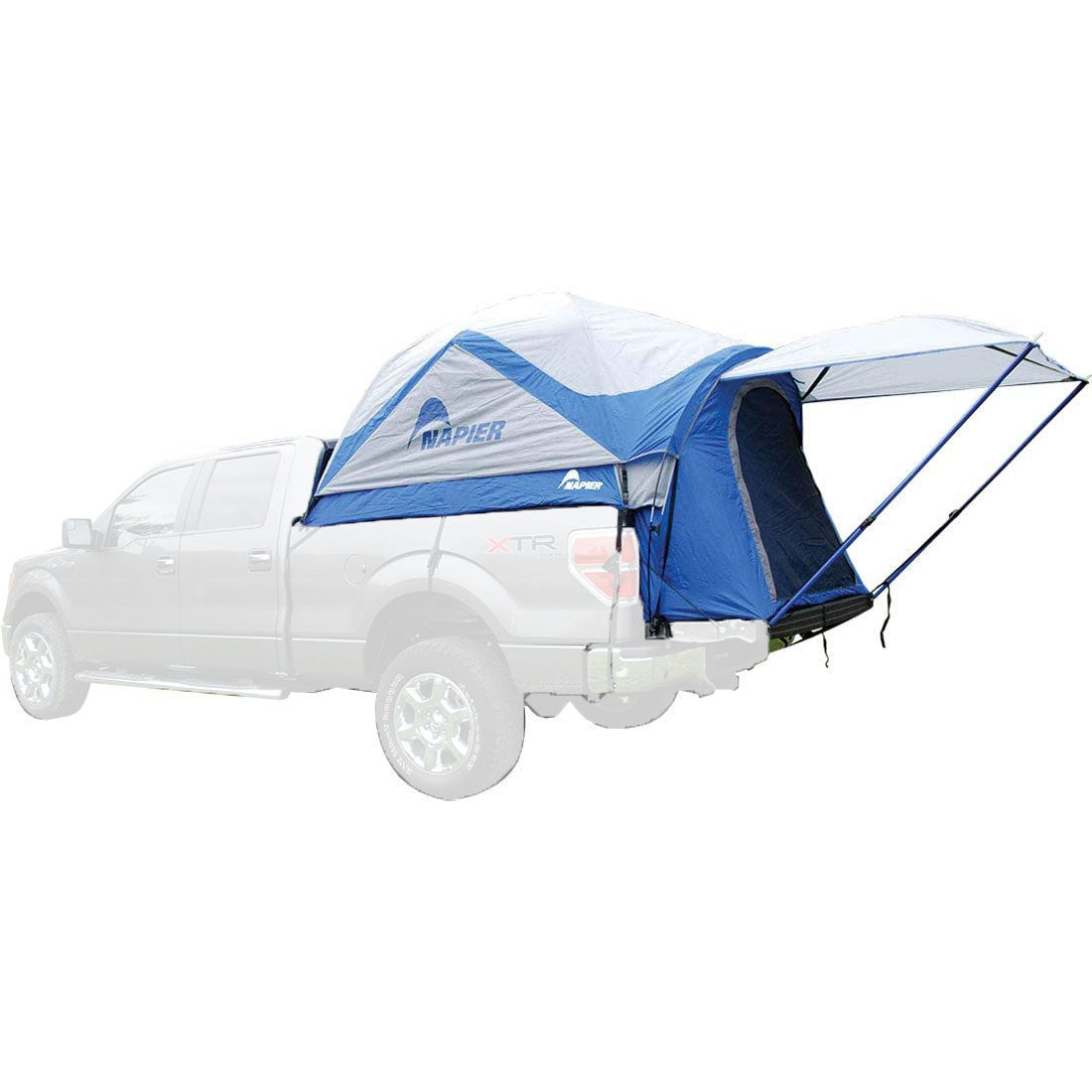 Napier Sportz Compact Truck Bed 2 Person Tent w/ Sun Awning, Blue (Open Box)