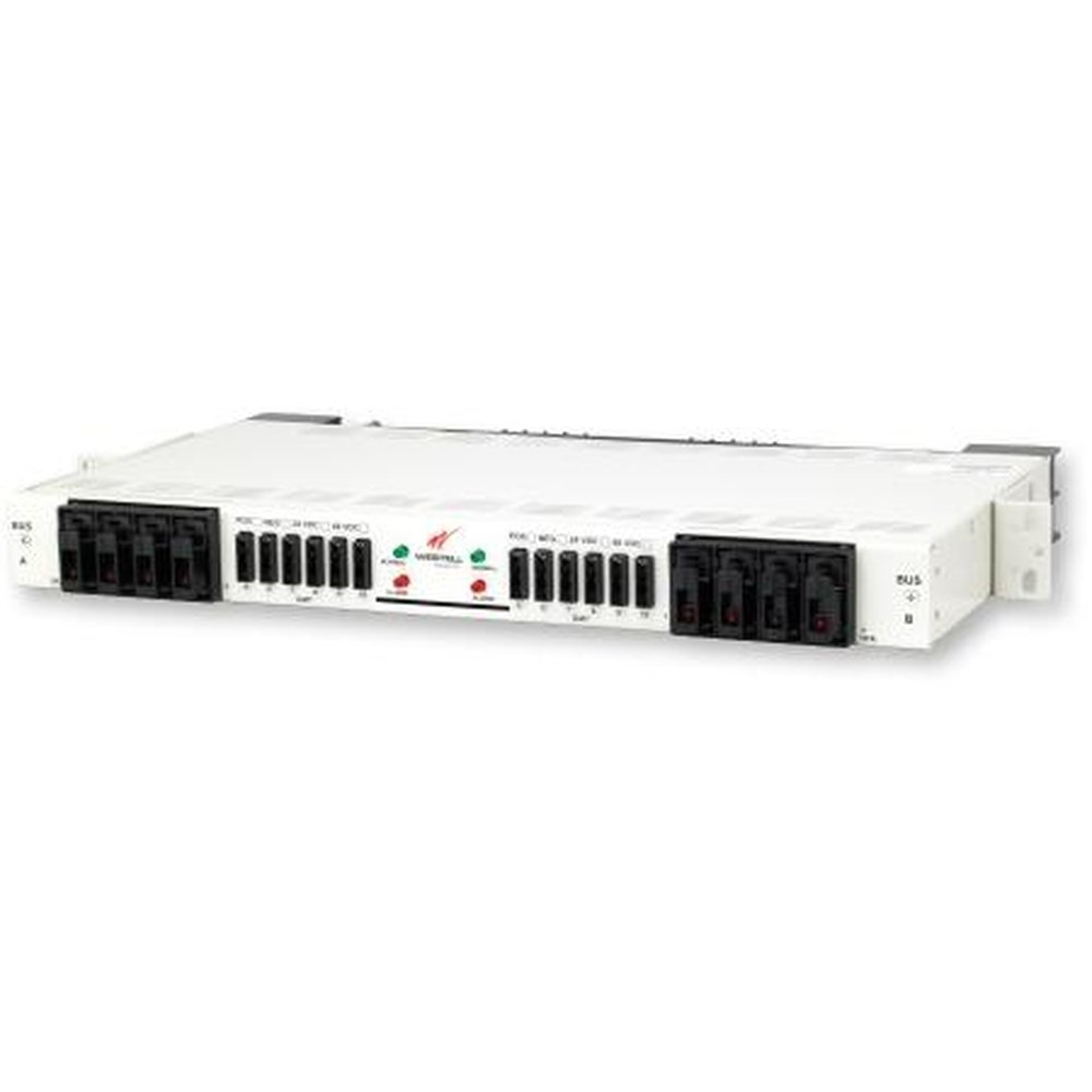 WESTELL NPTPA1105 4x4 Tpa, 6x6 GMT Fuse Panel.Voltage +/-24 or +/-48 Typical, 22-58 Max.Wall Mount or Rack Mount Fuse Panel, Full Front Access
