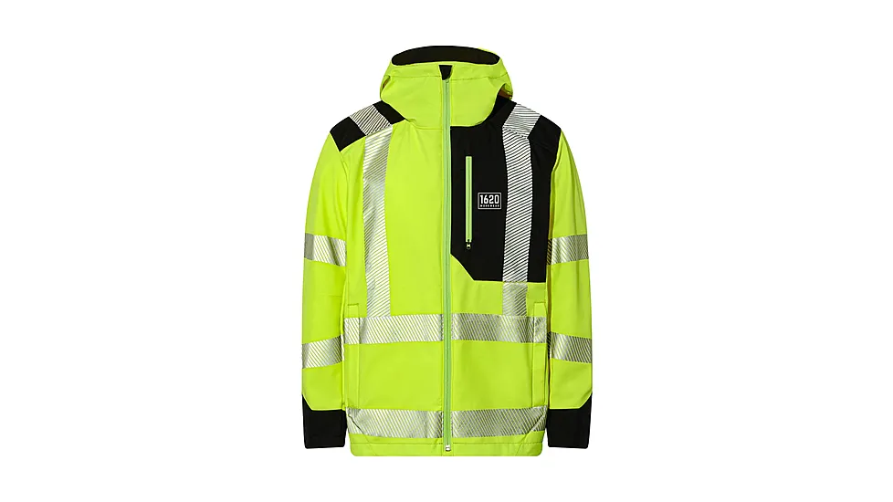 1620 Workwear Hi Vis Softshell Work Jacket 696D3454
